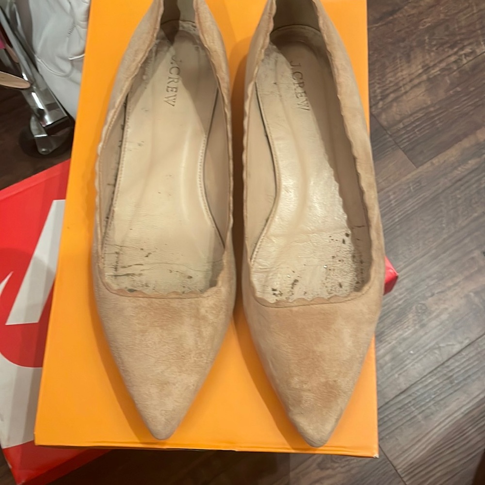 J.Crew scalloped edge flats